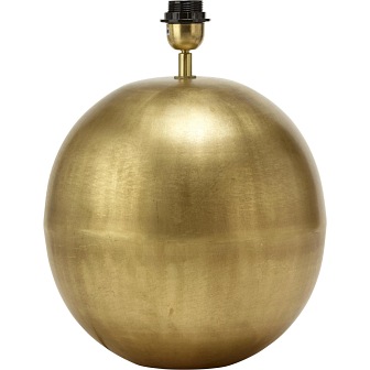 Duża lampa stołowa Globe kula złota
